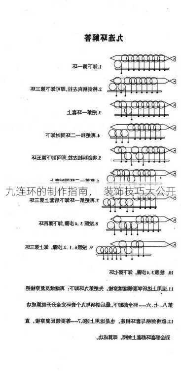 九连环的制作指南，  装饰技巧大公开