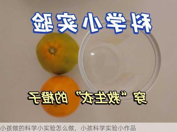 小孩做的科学小实验怎么做，小孩科学实验小作品