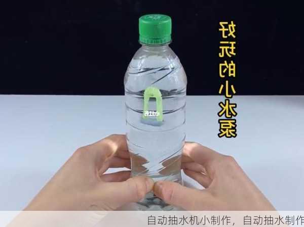 自动抽水机小制作，自动抽水制作