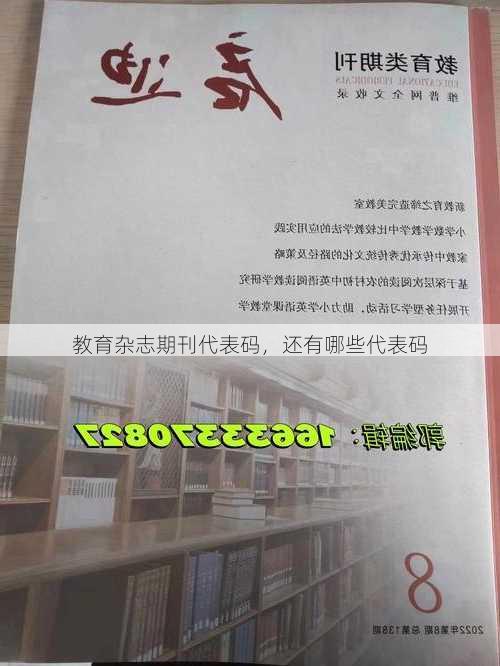 教育杂志期刊代表码，还有哪些代表码