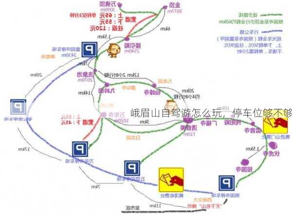 峨眉山自驾游怎么玩，停车位够不够
